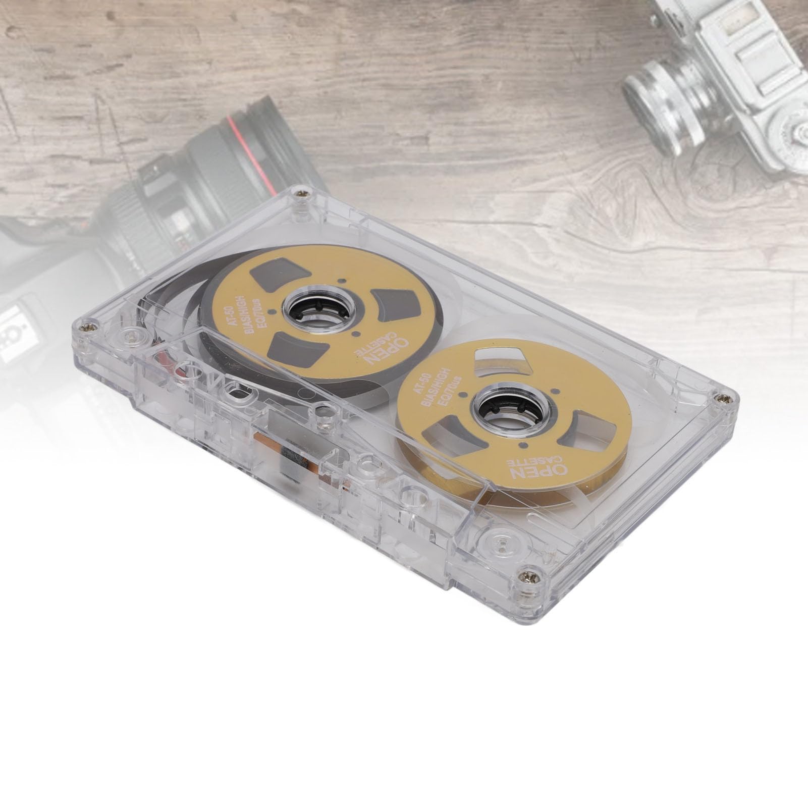 Jectse Cassetta Audio Vuota da Bobina a Bobina Cassetta Vuota Compatta da 50 Minuti Professionale per la Registrazione Musicale (Jectse48253g7ywb-11)