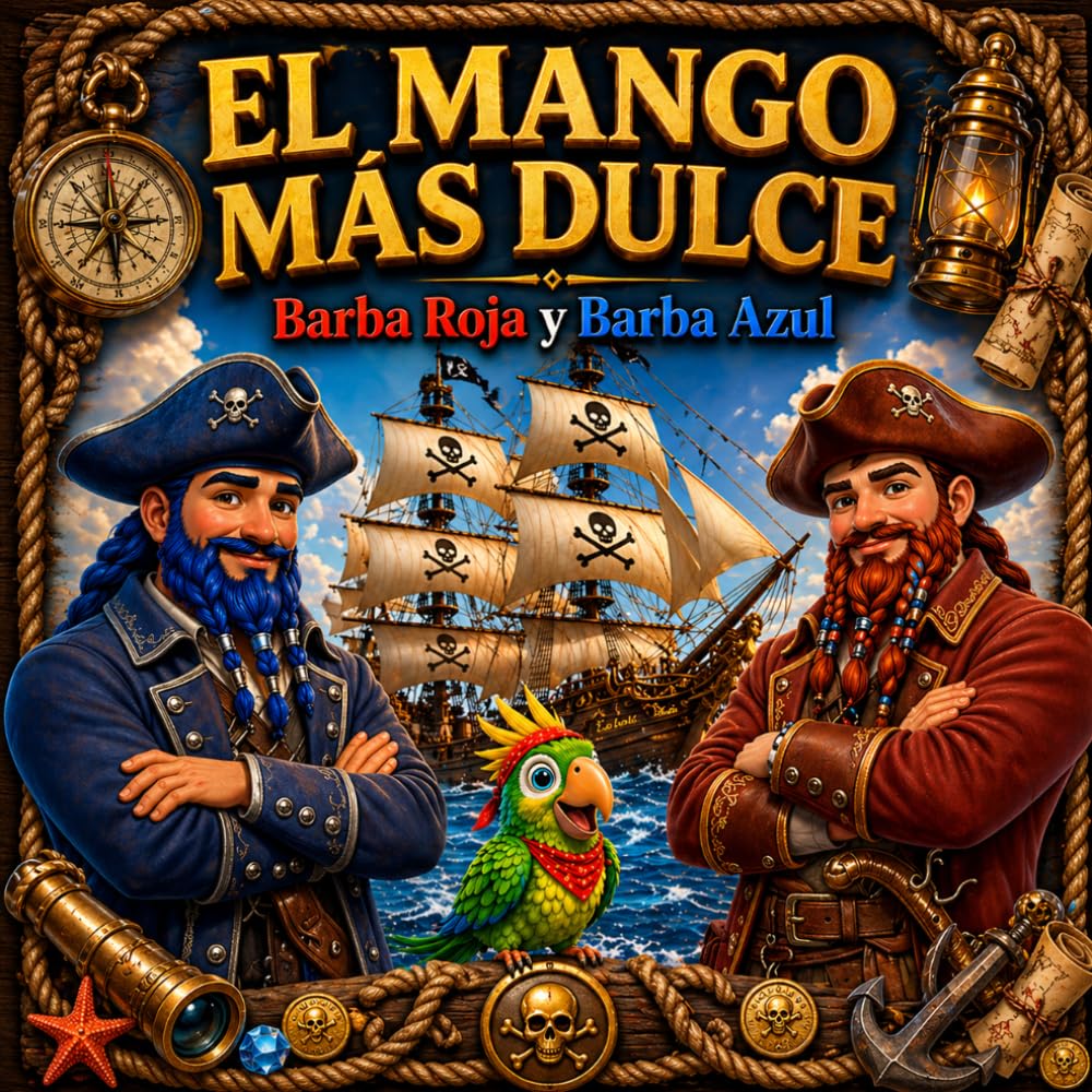 El Mango Más Dulce: Una aventura pirata para niños de 5 a 11 años (Las Aventuras de Barba Roja y Barba Azul)