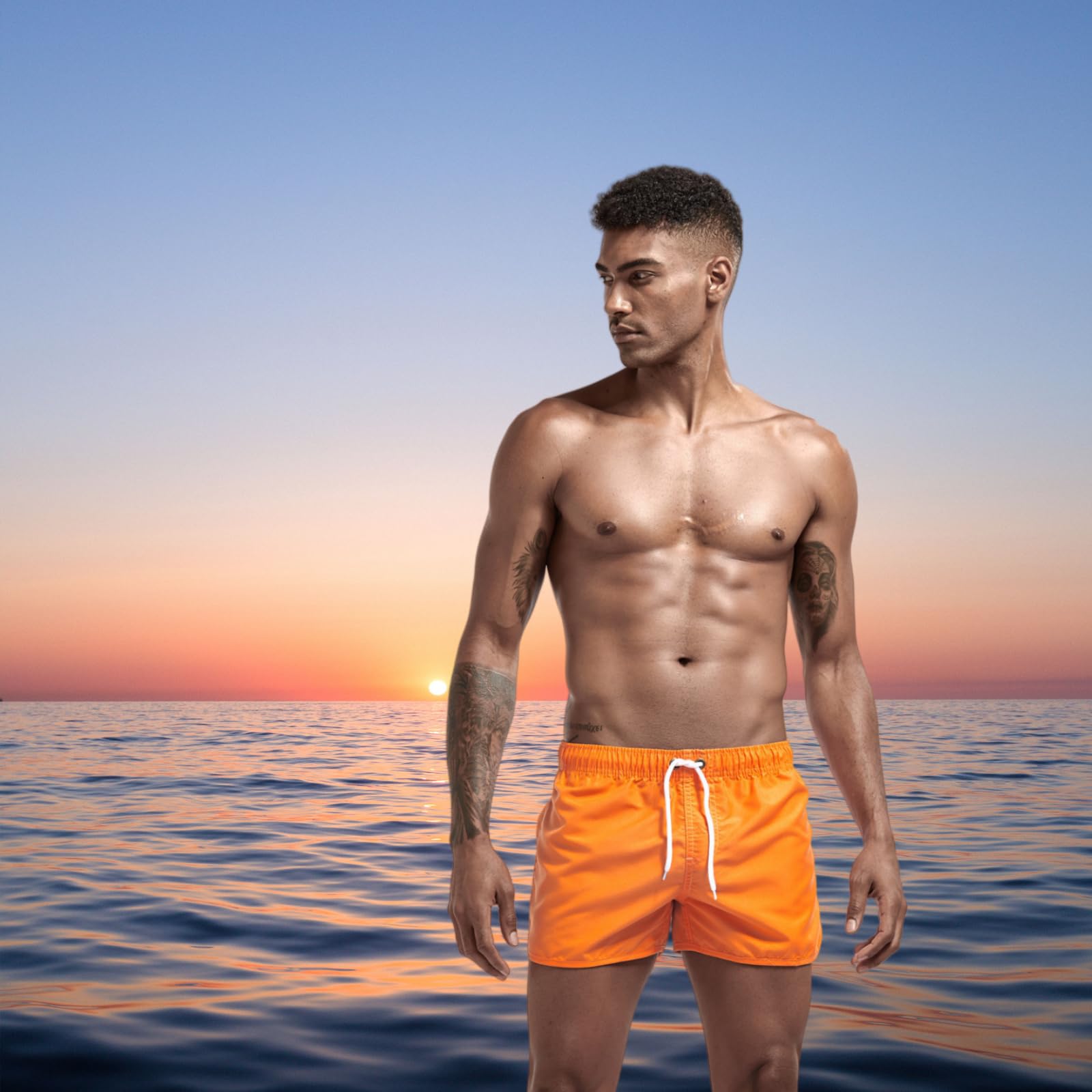 Lenoir – Bañador Artesanal，Bañador de Secado rápido para Hombre, pantalón de Playa, Ideal para Nadar y Practicar Deportes acuáticos