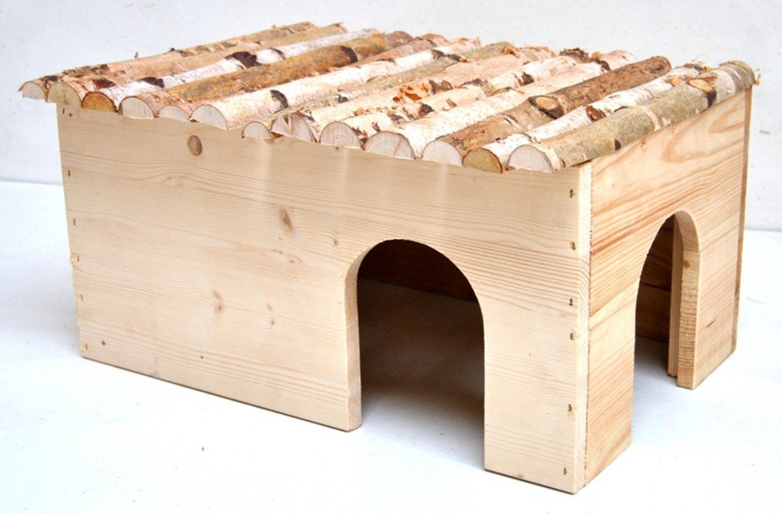 Ollesch Mega XL Nagerhaus für Meerschweinchen und Kaninchen 50x25x33cm