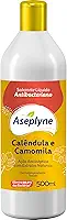 Aseplyne, Sabonete Líquido, Antisséptico, Aroma Calêndula e Camomila, 500 ml, Dourado