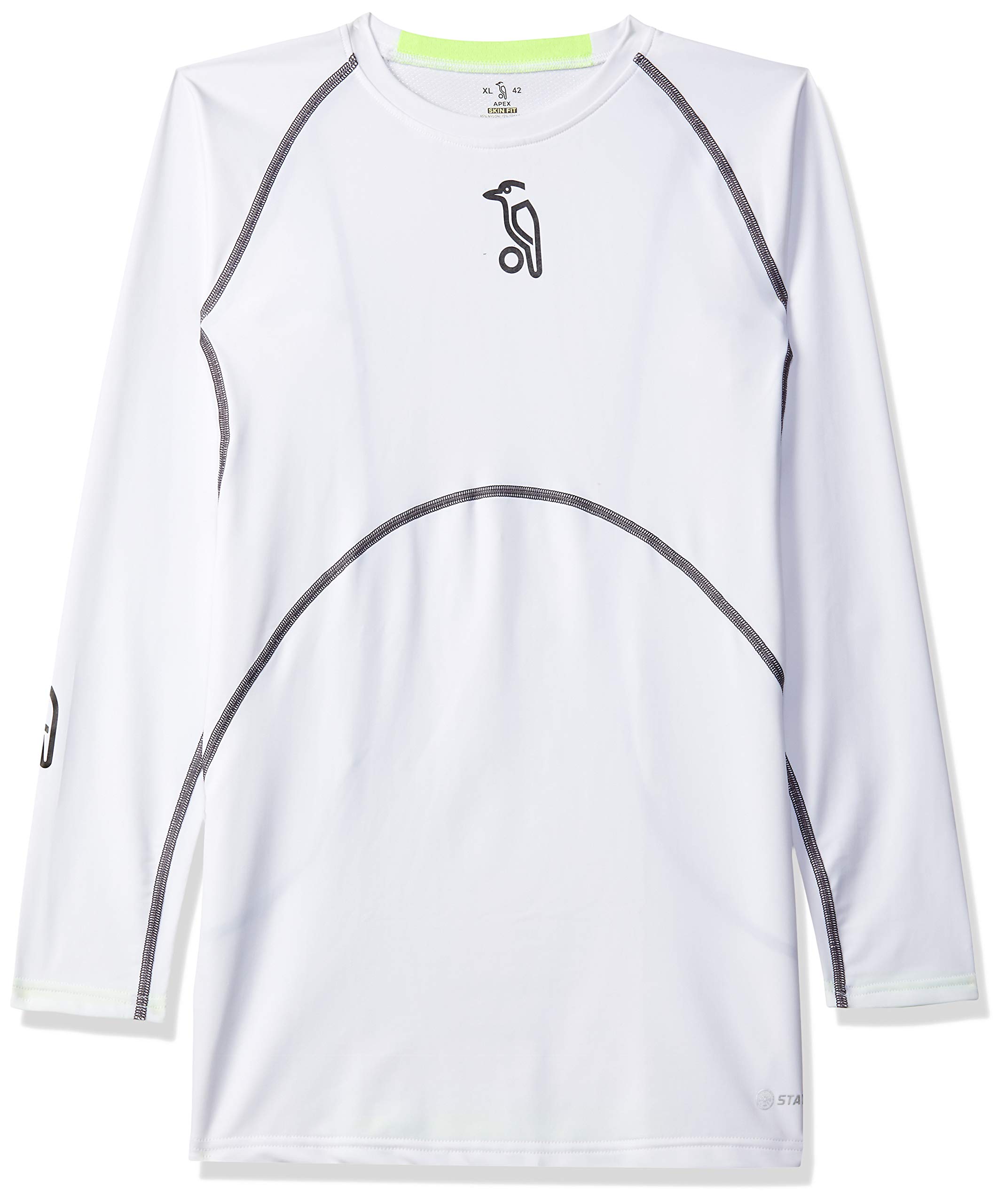 kookaburra Adult Lycra-Spandex Skin Fit KB A.Base Layer White, XL-picture-28