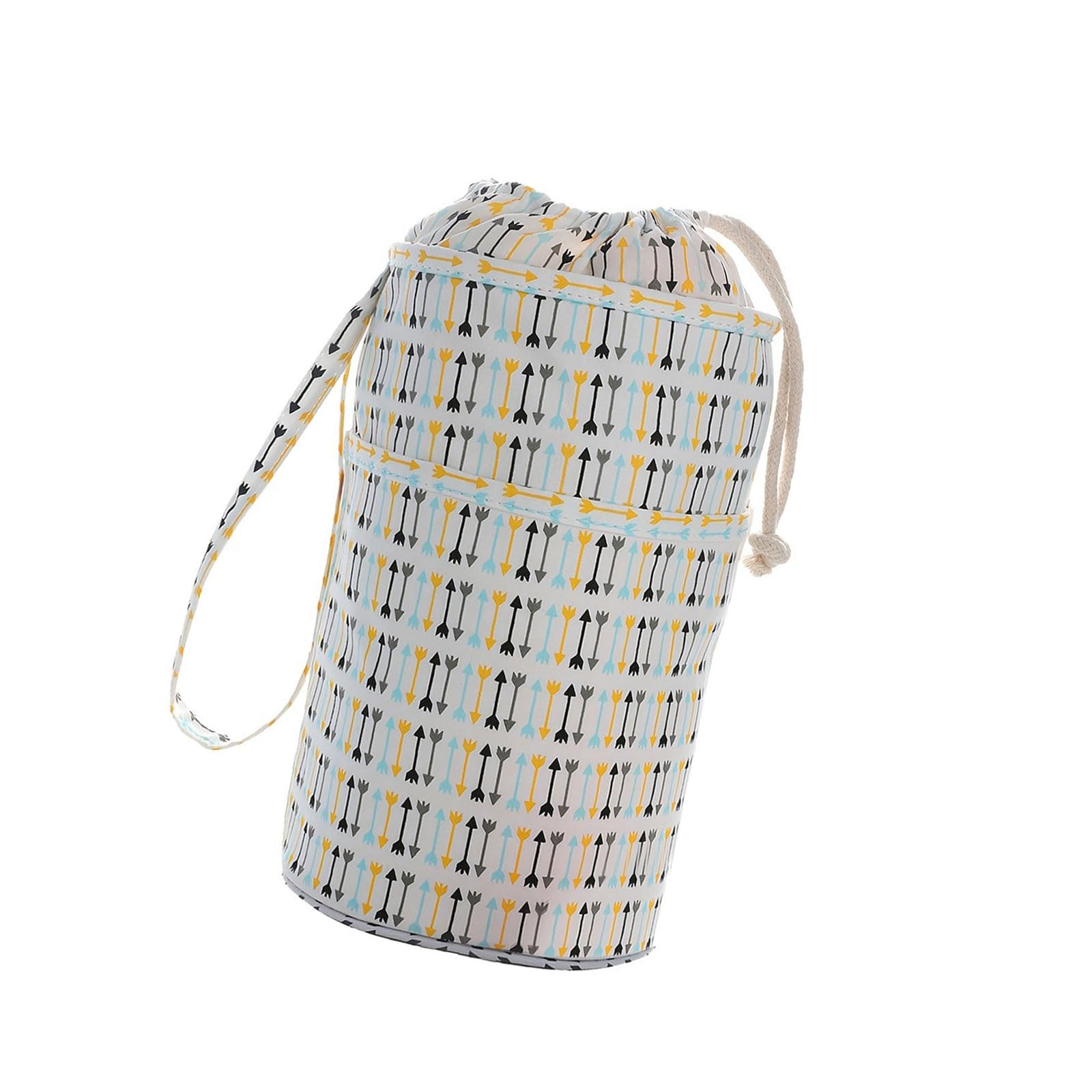 HDOYTXXM Space Saving Collapsing Planner Bag for Knitting Undertakings Household Objects Transportable Storage Answer Safe Top Transportable Knitting Project Bag