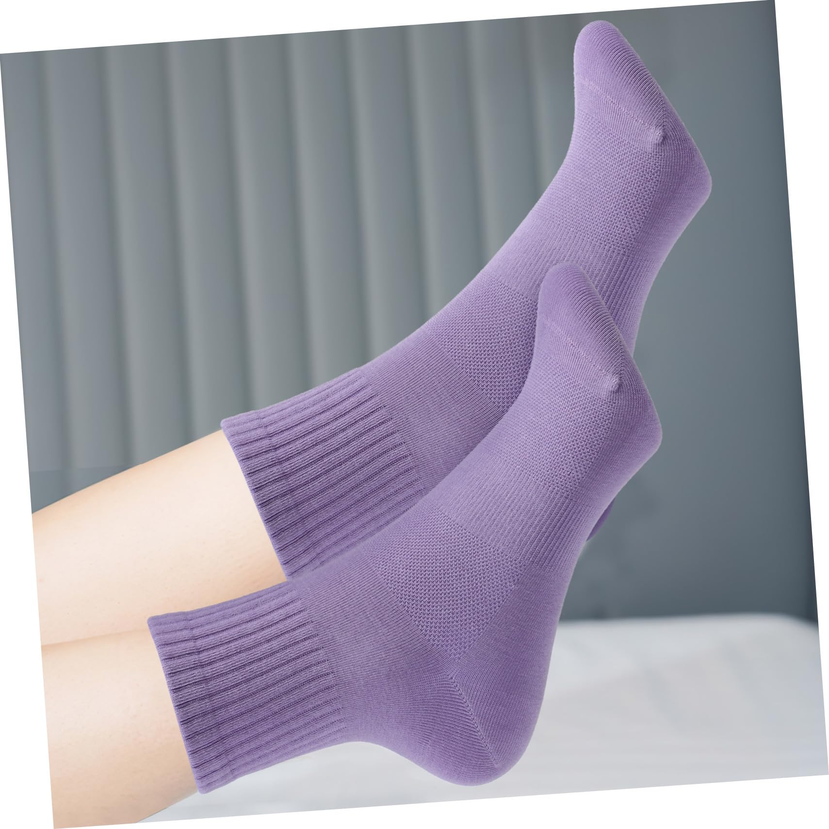 Didiseaon 10 pares Calcetines de Algodón para Mujer de Medias Tobilleras Transpirables de Alta Absorción de Sudor Sujeción Elástica y Fino para Diario y Deporte