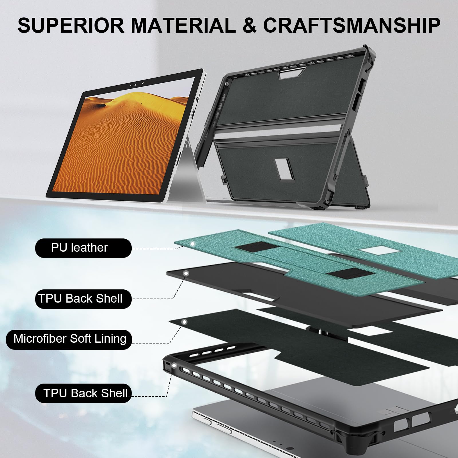 Amazon.co.jp: 12.3インチMicrosoft Surface Pro 7+/Pro 7/Pro 6/Pro 5
