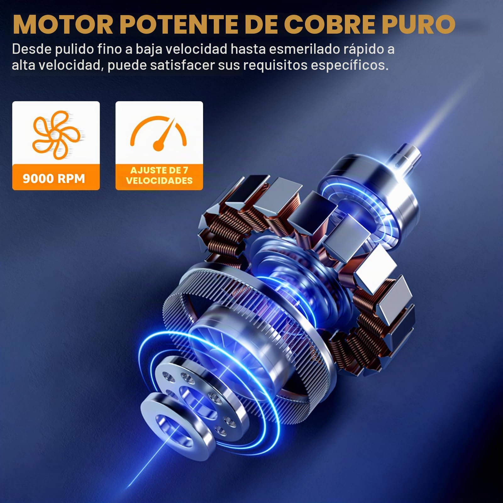 Mini Lijadora de Banda Eléctrica 4000-9000Rpm, Afilador de Cuchillos | 7 Velocidades Ajustables y 30 Cintas 330x30mm, Máquina de Pulir y Lijar de Banda Multifunción para Metal, Carpintería