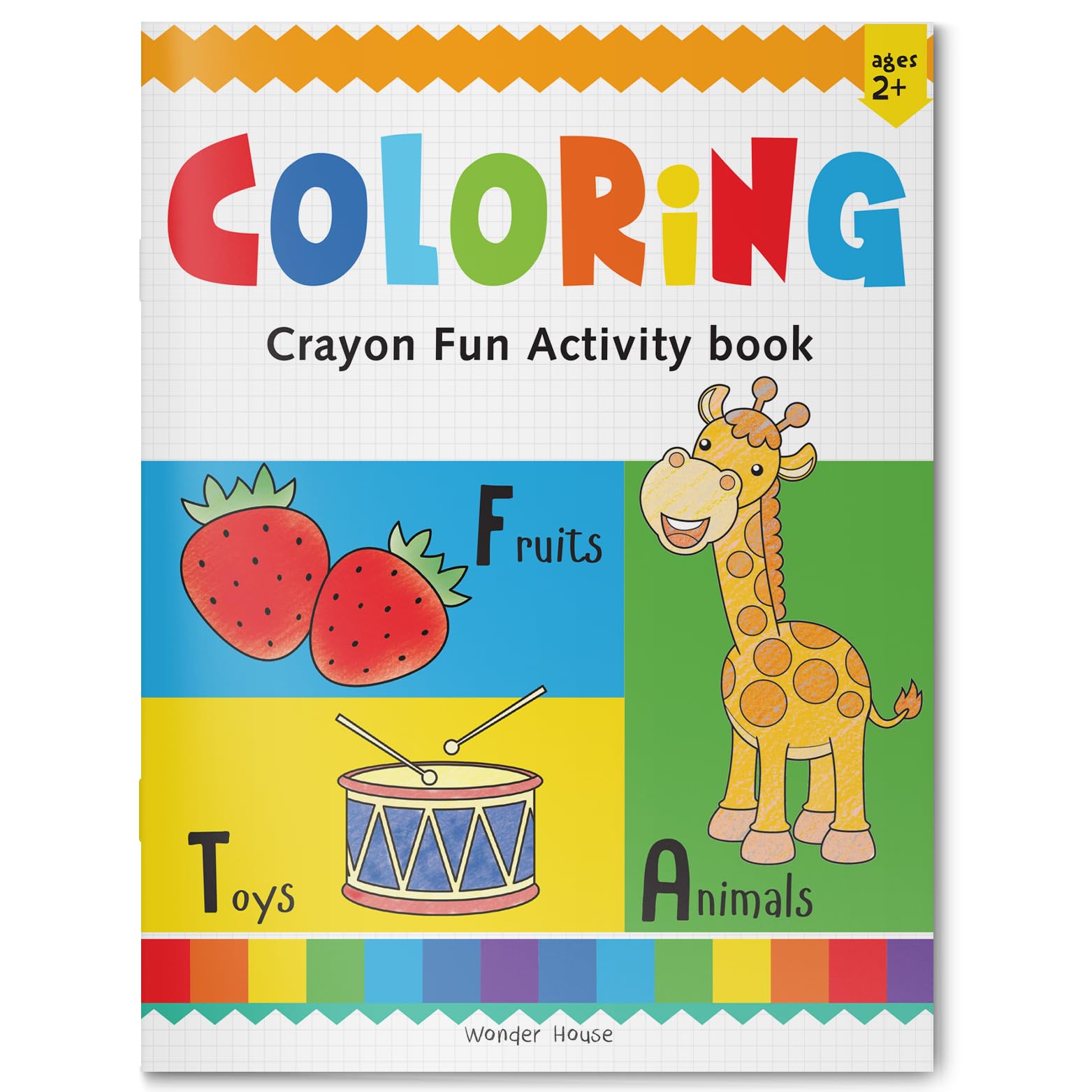 Preschool Activity Book: Coloring - Crayon Fun Activity Book For Kids
