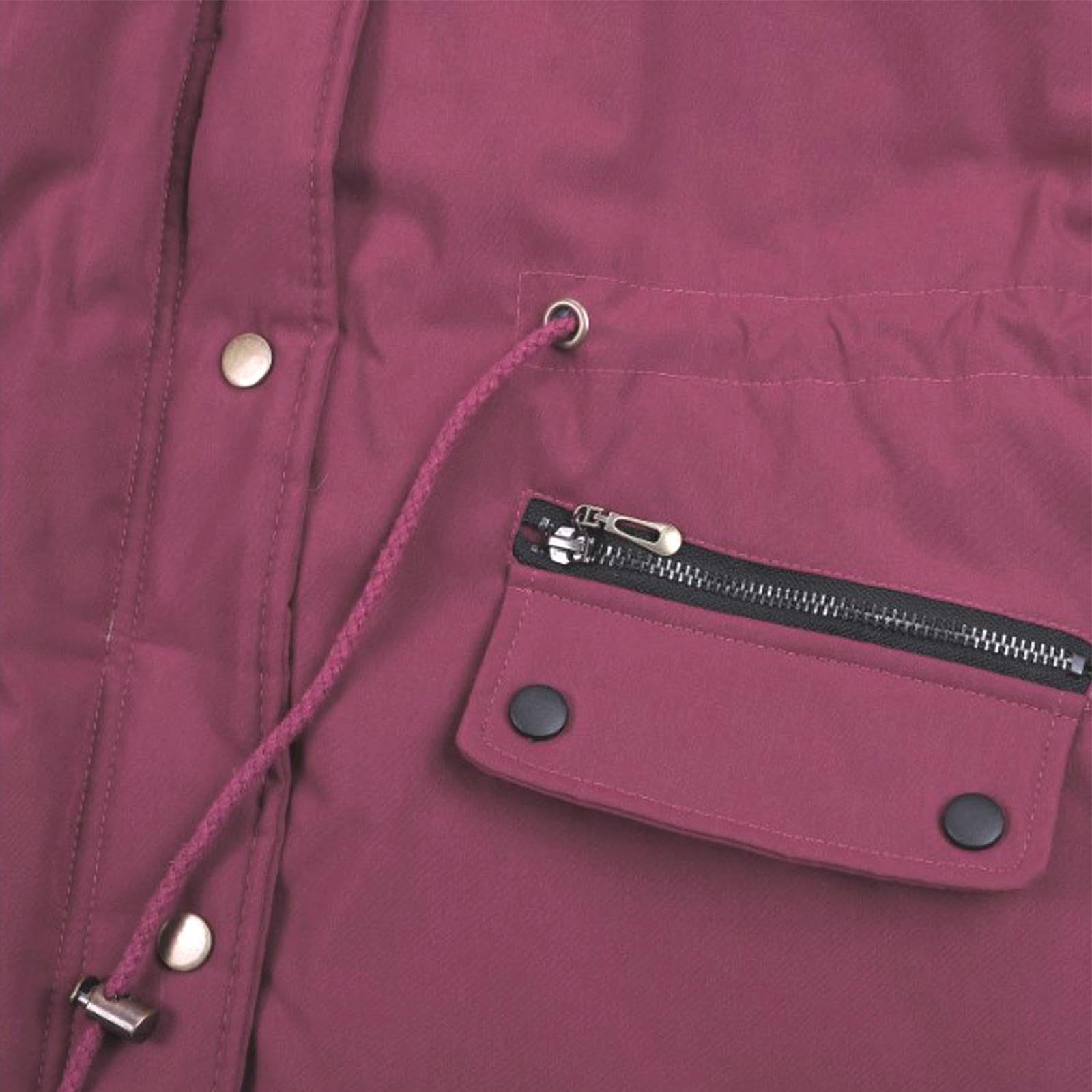 HAOLEI Parka Mujer Invierno,Tallas Grandes Chaqueta Mujer Invierno con Capucha Grueso y Cálido Abrigo Manga Larga de Forro Polar Suave Cómodo Cazadora Acolchada con Cremallera Caliente Cortavientos