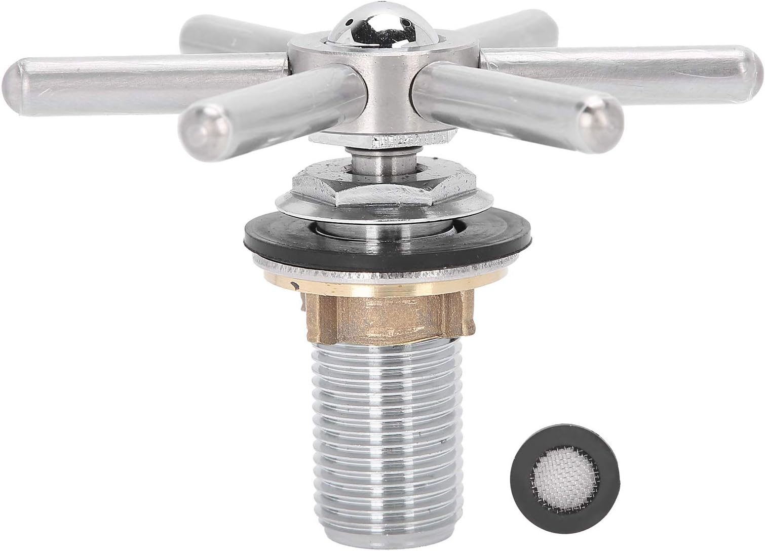 Automatic Cup Washer Machine, Stainless Steel Bar Glass Rinser with Hex Cup Holders, Cup Washing Tool, Suitable for Bars, Pubs, Restaurants, Coffee Shops