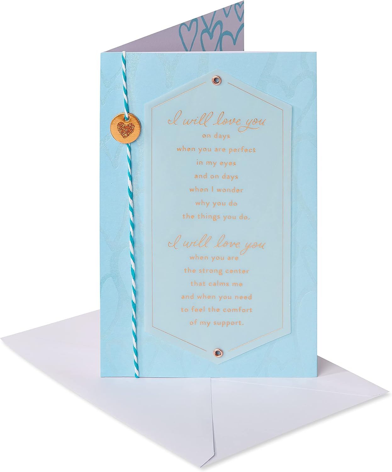 American Greetings Romantic Birthday Card (I Will Love You)