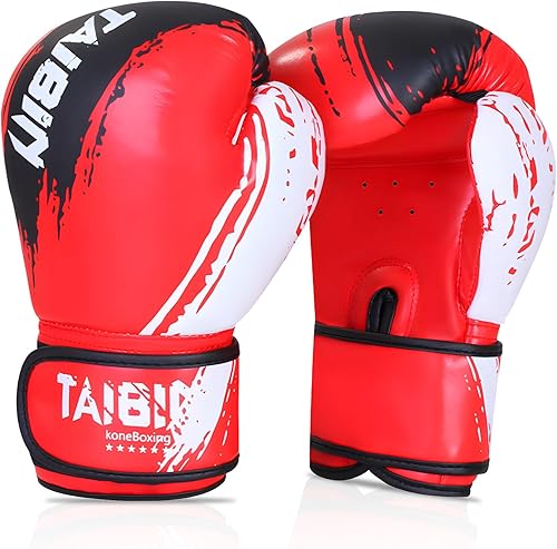 Miniatura 13 de Guantes de boxeo para niños, guantes de entrenamiento de sparring para niños para saco de boxeo, MMA, UFC, Muay Thai, Karate, Kickboxing