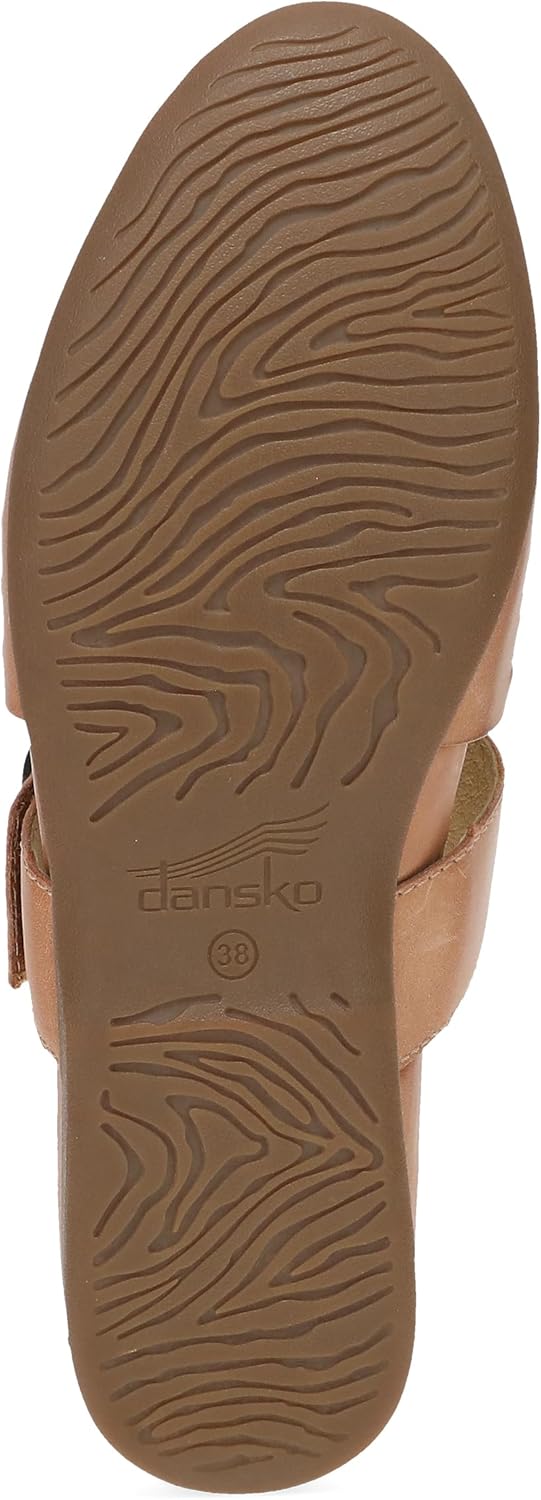 Dansko Leilani Huarache Mules for Women - Comfortable Flat Shoes with Arch Support - Lightweight Rubber Outsole