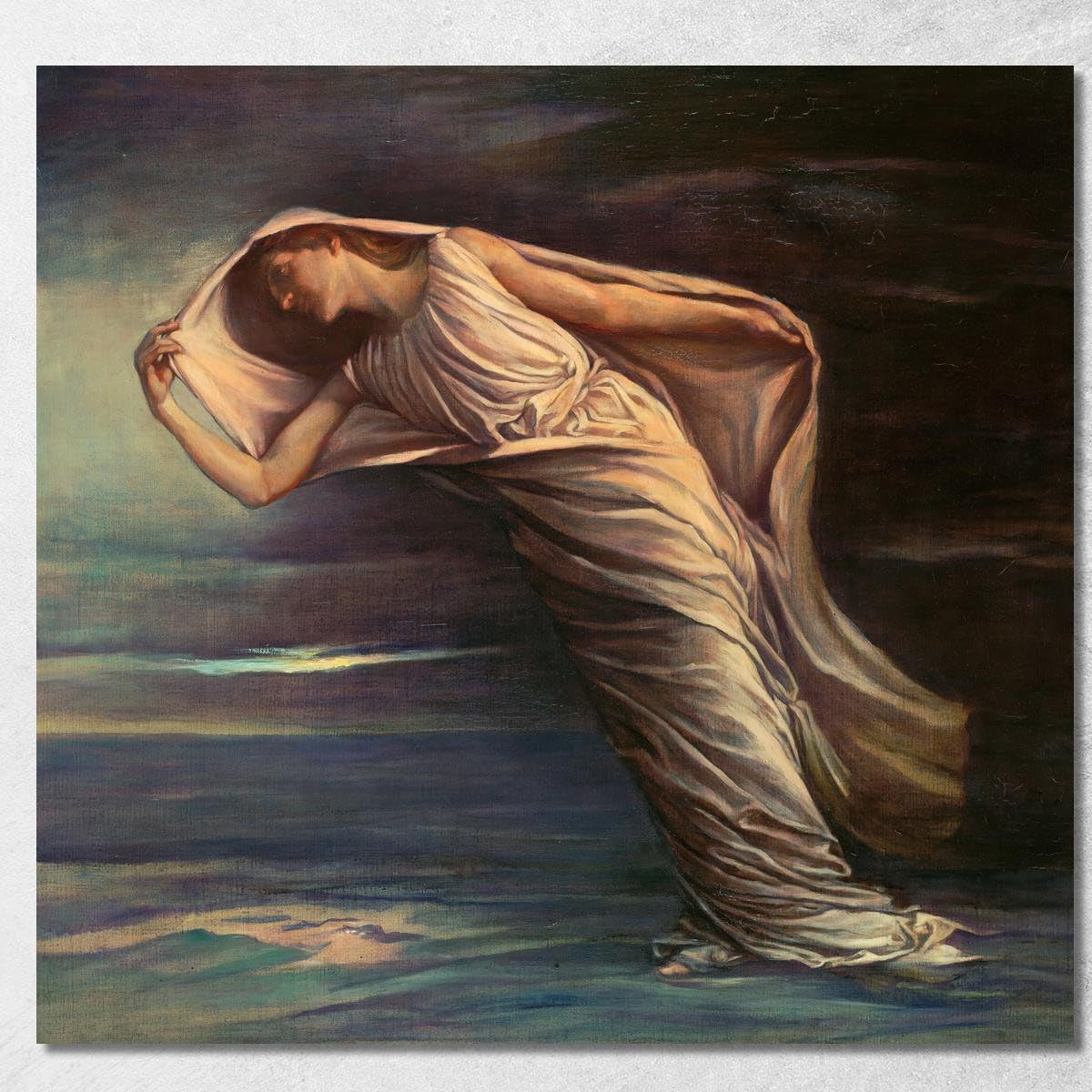 Tableau sur toile John La Farge jlf31 assemblé à la main 40x36cm