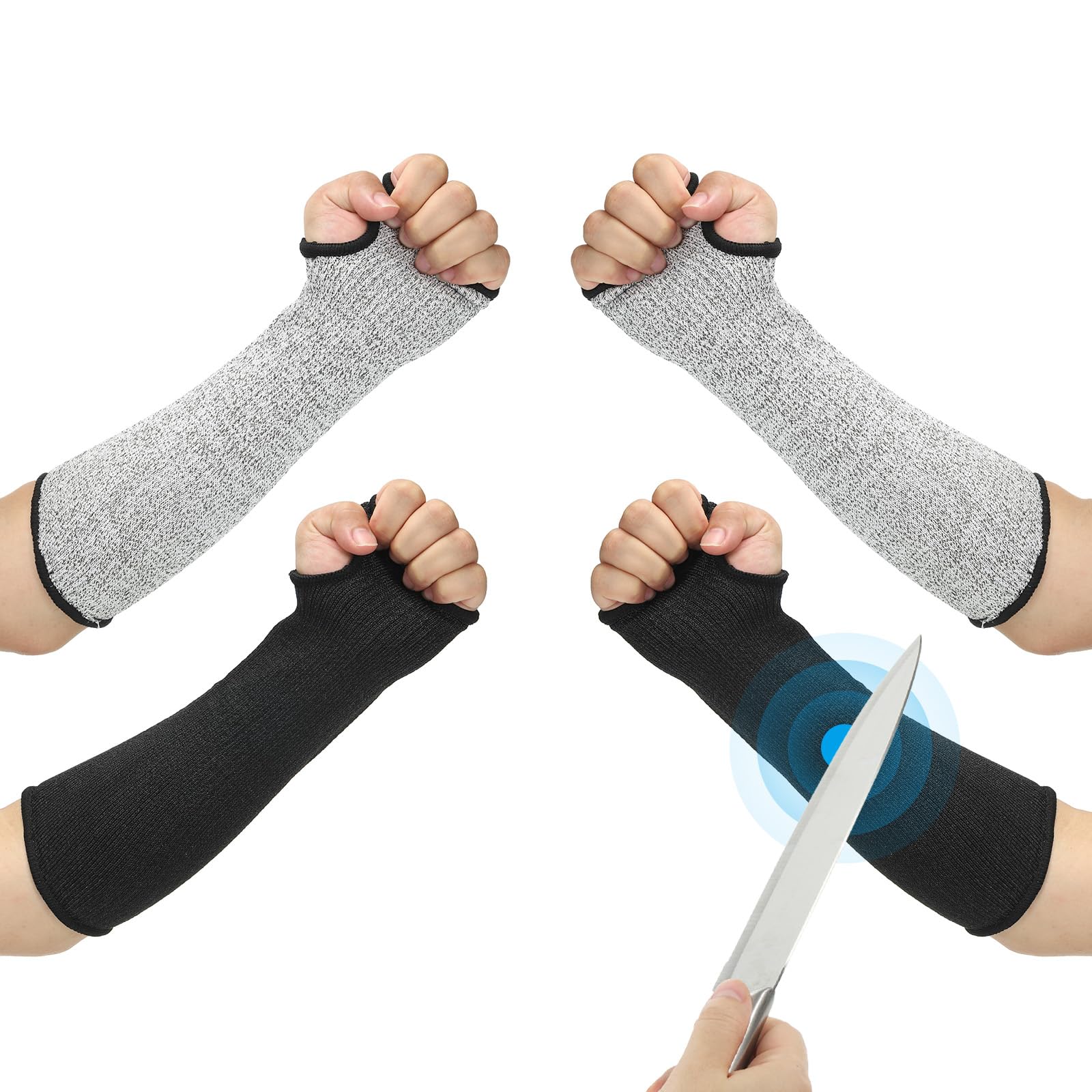 PATIKIL 10 Inch Cut Resistant Sleeve