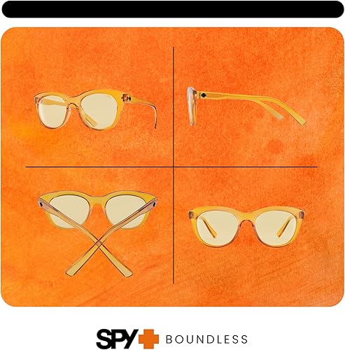 Vista 12 de SPY Boundless Cateye - Lentes de sol para hombre y mujer + paquete con kit de gafas de diseñador iWear
