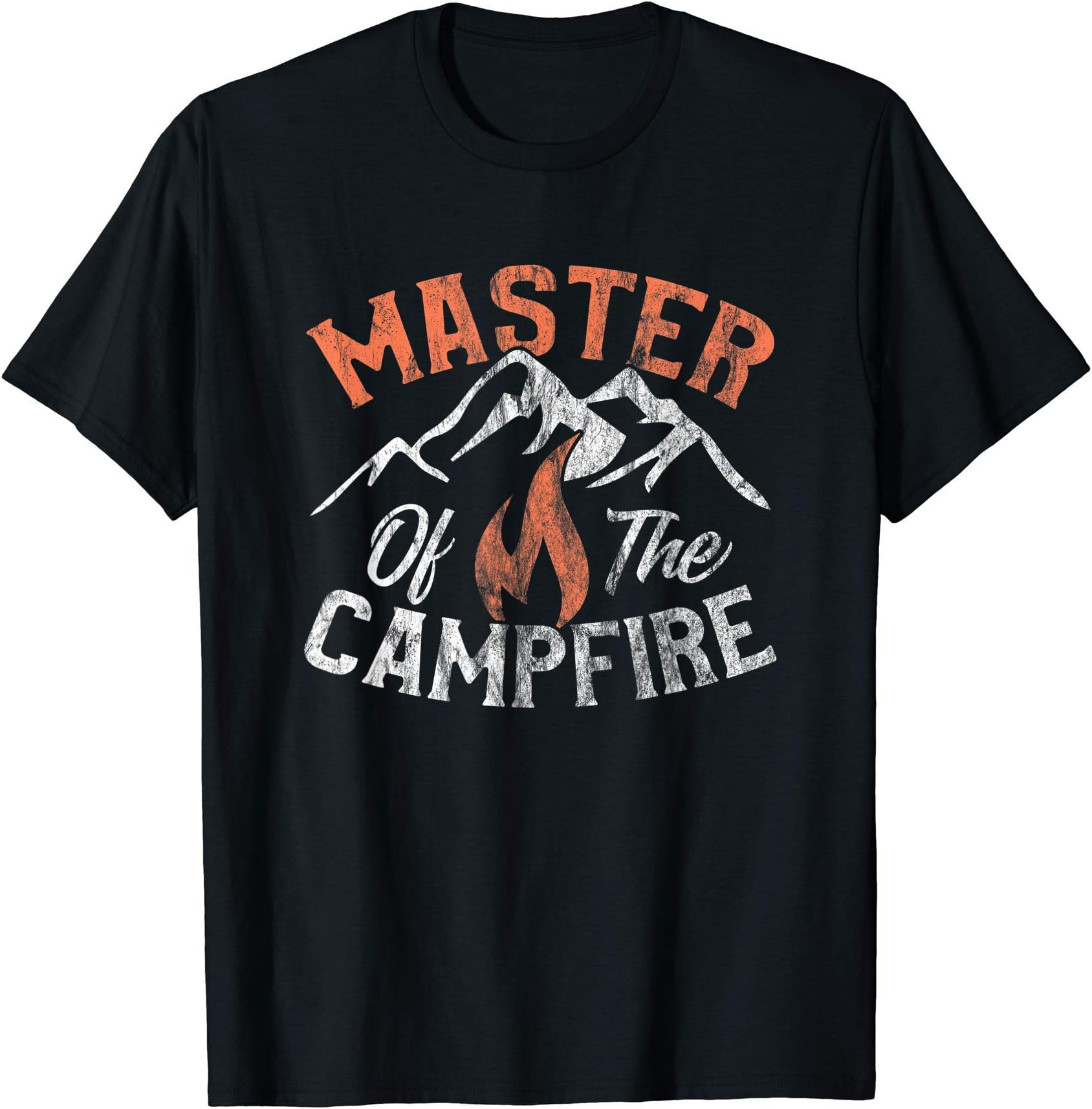 Only Laughs ApparelFunny Outdoor Camping Gifts Men Women Master of Campfire T-ShirtOEKO-TEX STANDARD 100