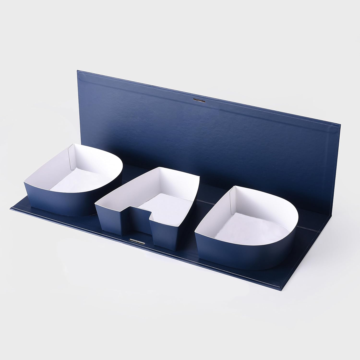 Geoto 17.3x6x2in Bulk 6 Pack Fillable DAD Shaped Letter Box, Empty Gift Wrapping Box for Father's Day Packing (Black)