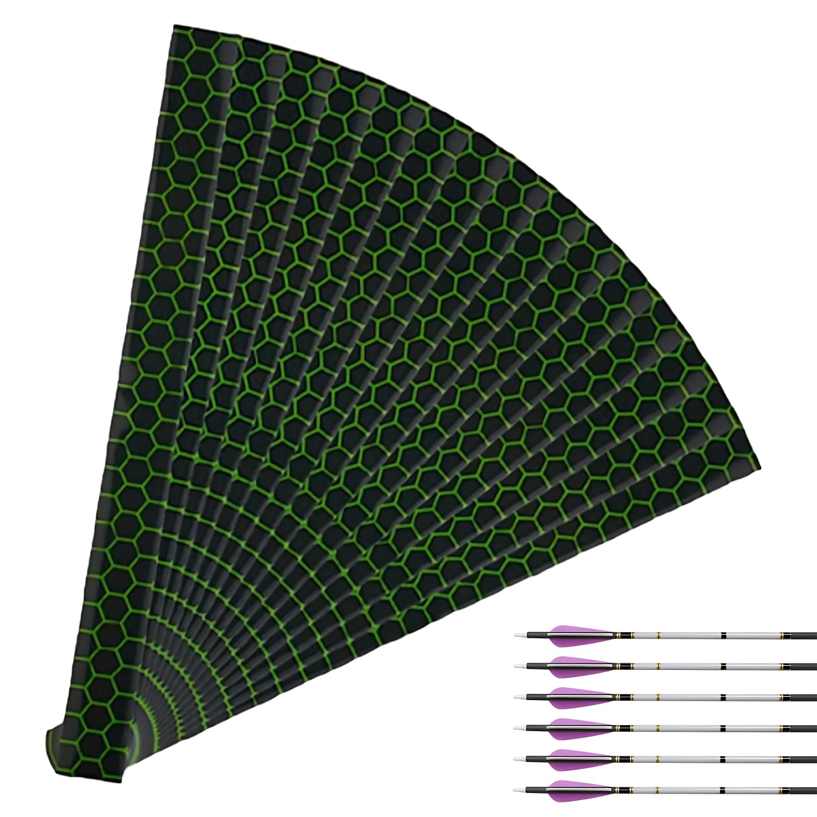 ARCHWANG Arrow Sticker Wraps, 30Pieces Universal Heat Shrinkable Adhesive Arrow Wraps Sticker, Enhanced Arrow Identification, Easy Arrow Locating