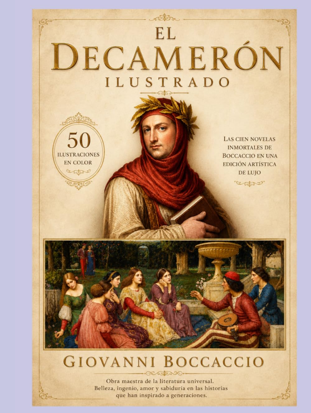 El Decamerón Ilustrado: Las cien novelas inmortales de Boccaccio en una edición artística de lujo