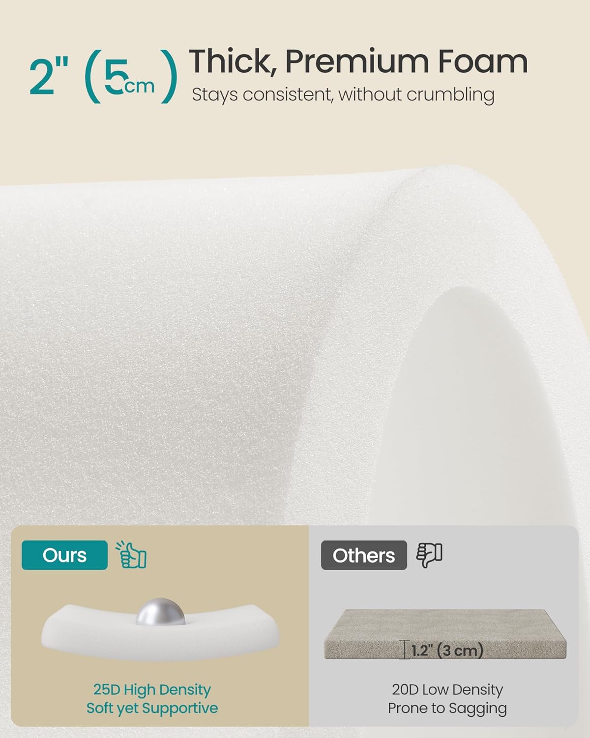 SONGMICS Storage Ottoman, Foot Stool, Ottoman with Padded Seat, Foot Rest with Wood Legs, Small Table, for Hallway, Living Room, 11.8 x 15.7 x 11.4 Inches, Teddy Fleece, Jelly Pink ULOM518SA01 - Image 5