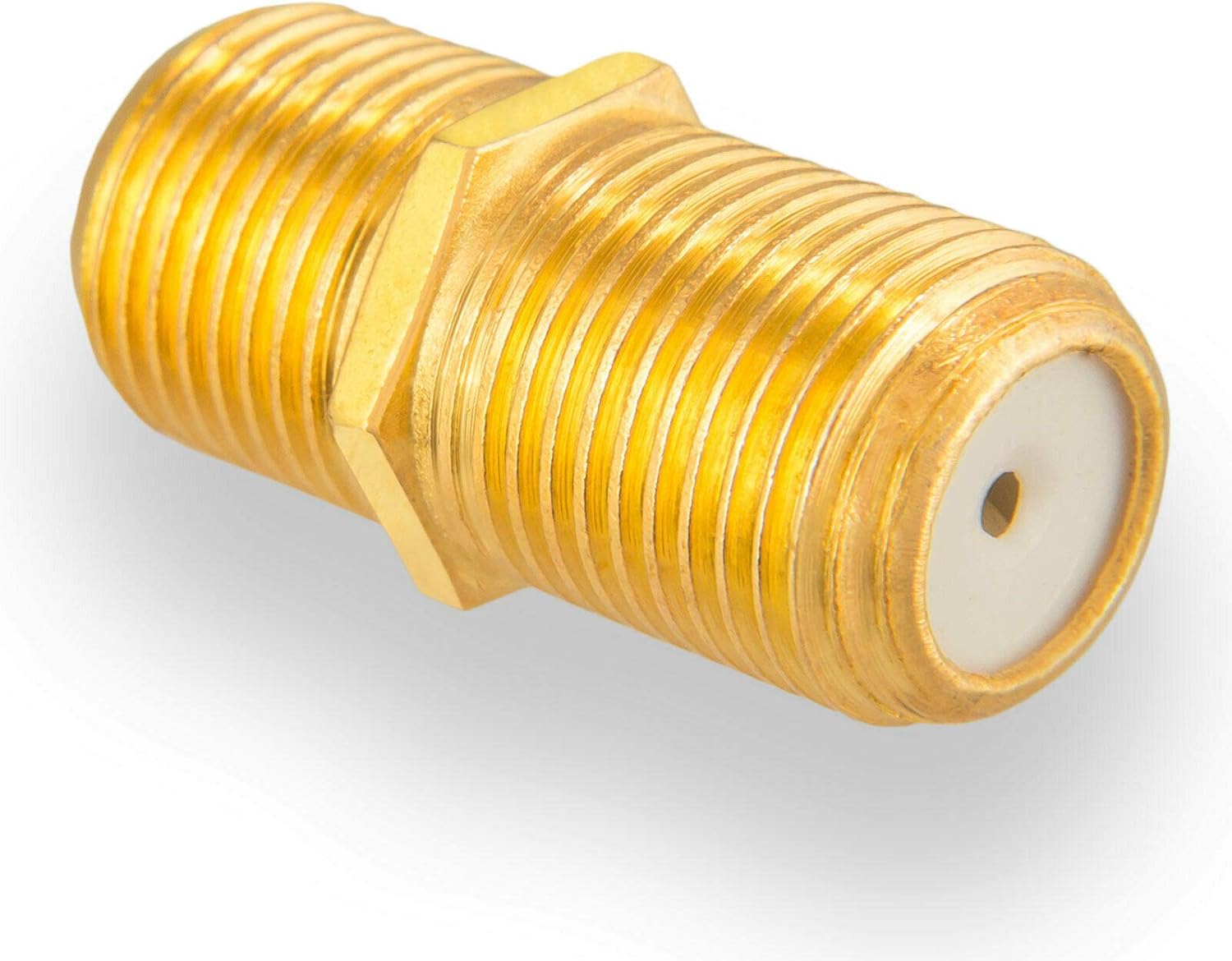 HBDIGITAL 2 x FConnector Female / Female GoldPlated HQ for FConnectors of All Sizes 48.2 mm