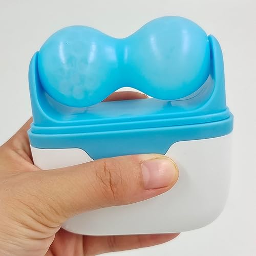 Miniatura 4 de Chikoni Ficial - Rodillo de hielo facial antiarrugas, herramienta masajeadora de ojos, cuello, reduce arrugas, hinchazón, migraña, enrojecimiento,