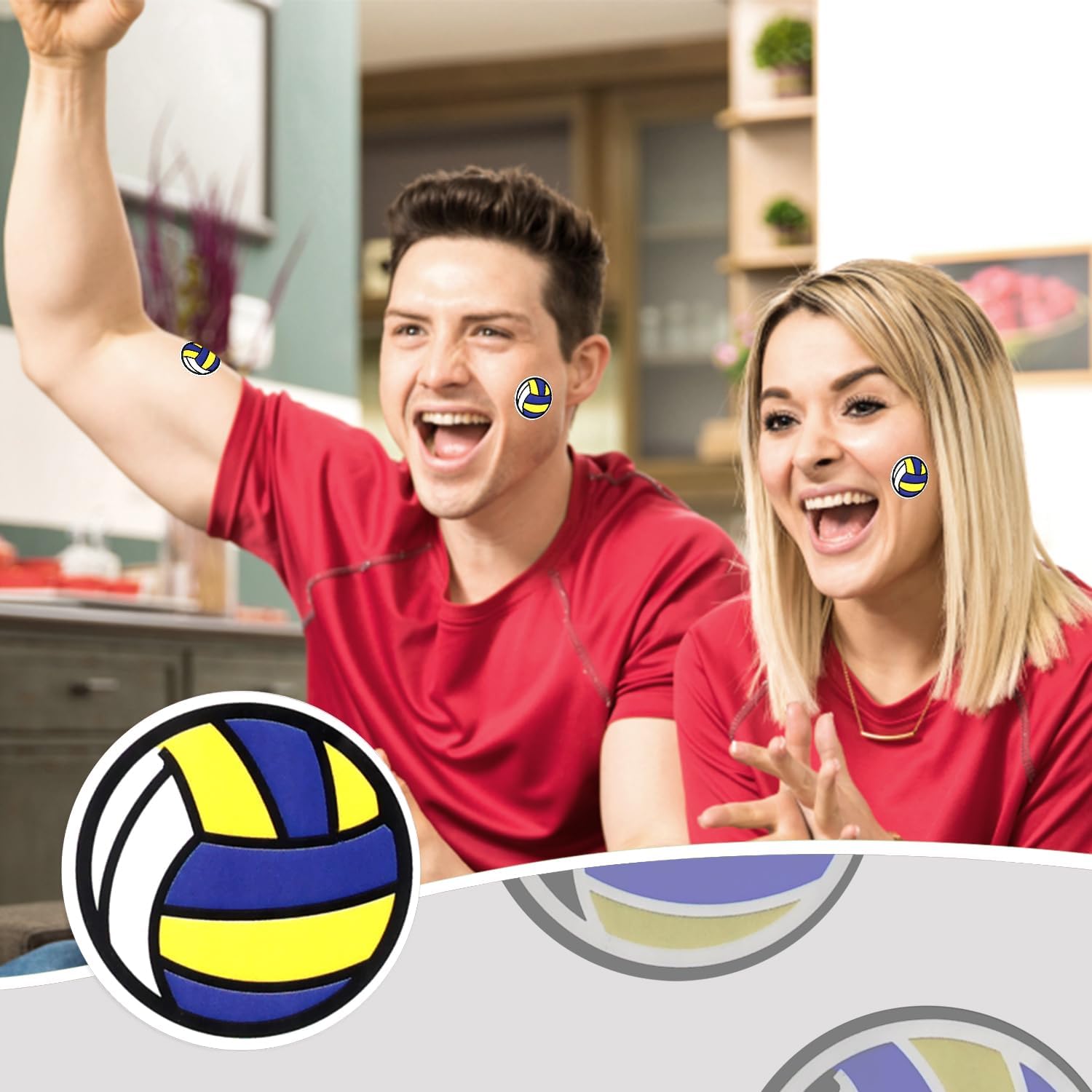 120pcs Volleyball Stickers, Sport Vinyl Stickers Volleyball Planner Waterproof Stickers Bulk Sport Decals Volleyball Party Favors Stuff for Kids Scrapbooking Water Bottle DIY Arts Crafting