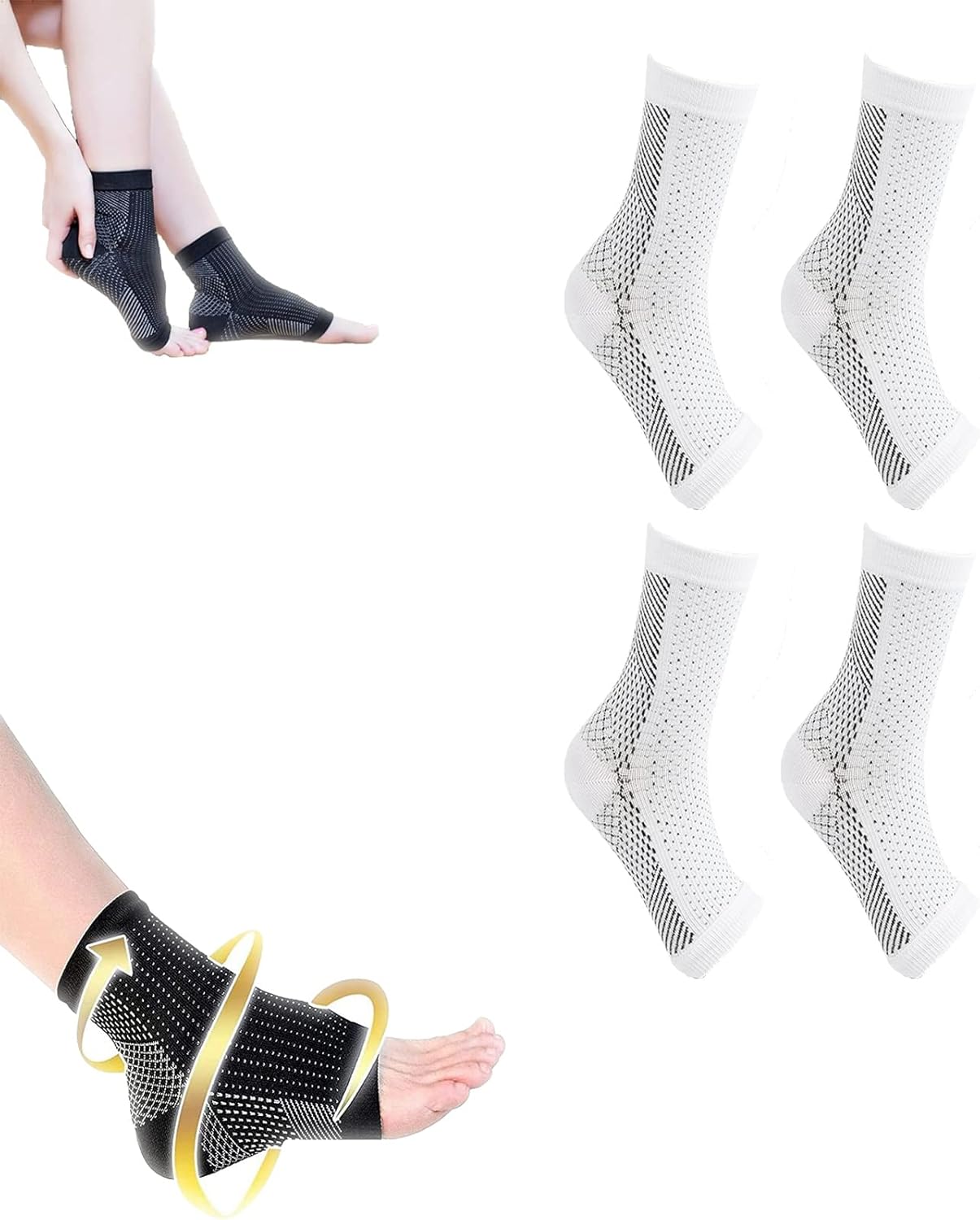 Comprex Ankle Sleeves, Dr Socks Soothers Compression Socks