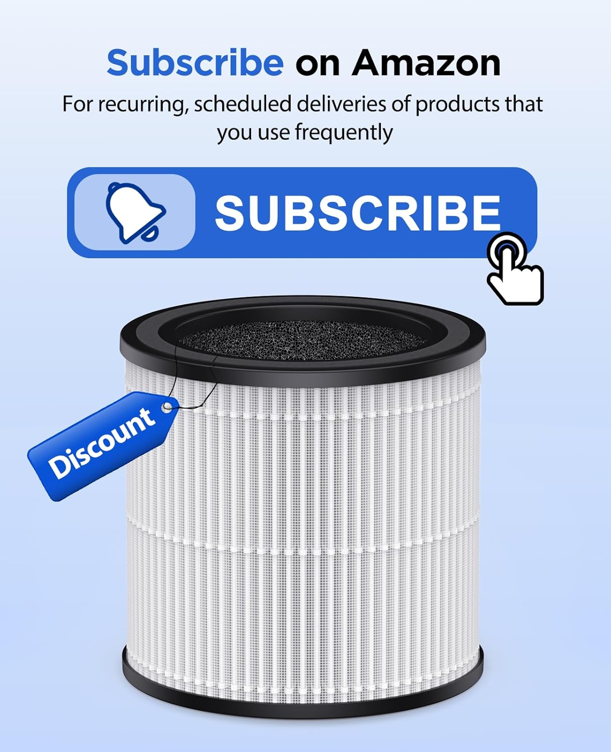 KOIOS BK08 Air Purifier Filter, Official Certified H13 True HEPA Replacement Filter Compatible with BK08 Air Purifier - Image 7