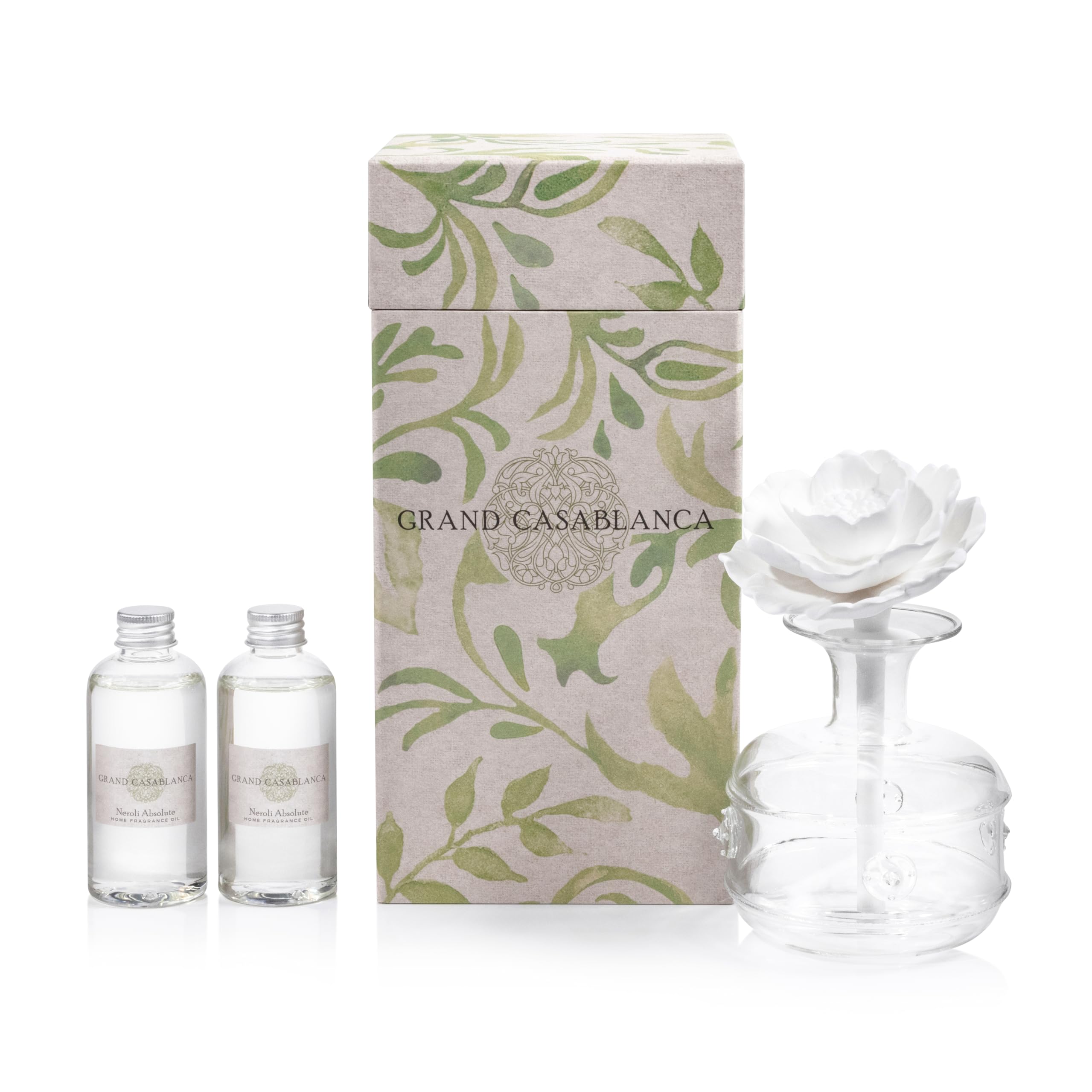 ZodaxGrand Casablanca II Porcelain Oil Diffuser- Neroli Absolute- 6.76 oz