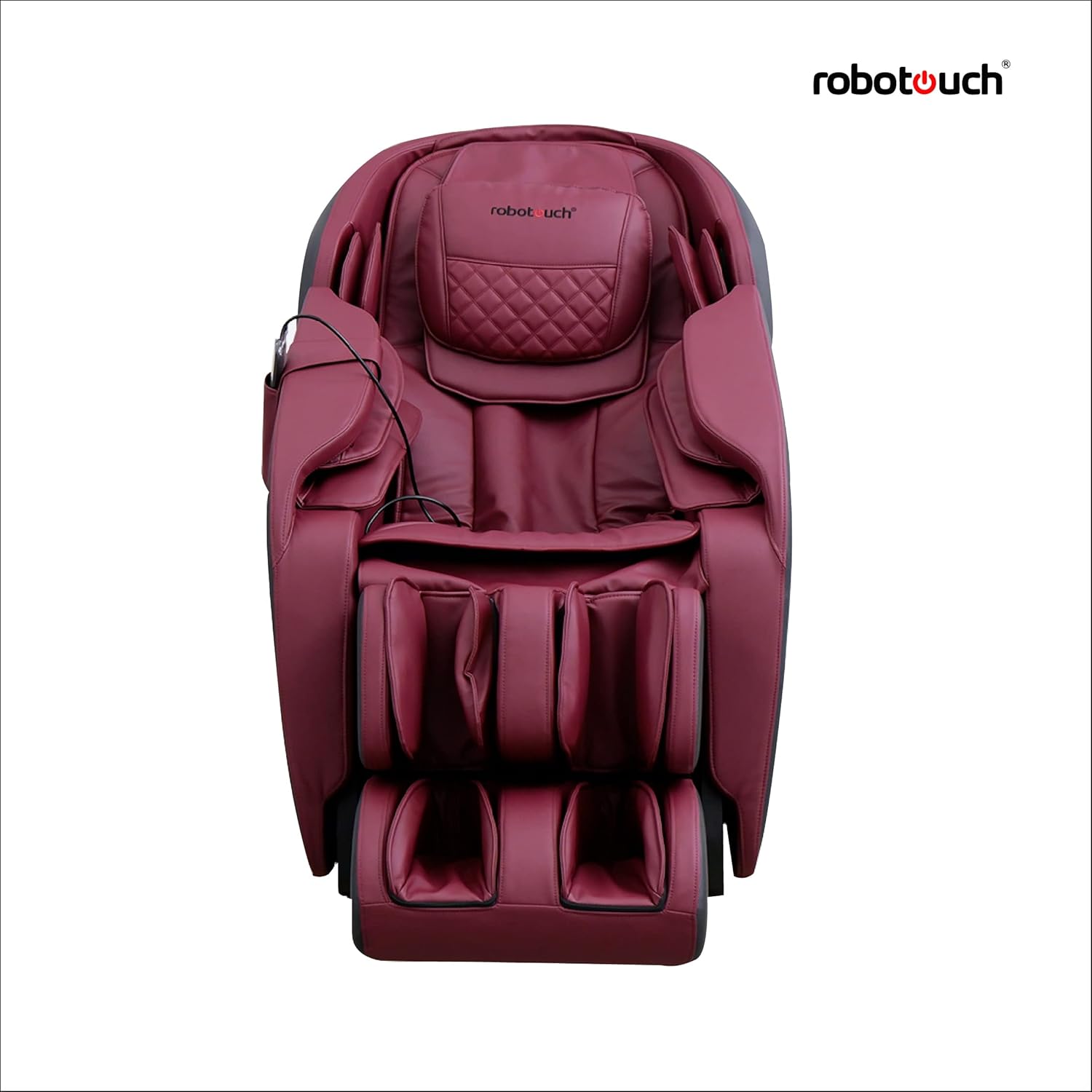 Robotouch Echo Plus Zero Gravity Full Body Massage Chair For Home Use. Neck, Shoulder, Back Pain Relief| Body Stretch, Rollers, Heating, Kneading, Back Rest,1 Year Onsite Warranty. (Red) - Leather Robotouch Echo Plus Zero Gravity Full Body Massage Chair For Home Use. Neck, Shoulder, Back Pain Relief| Body Stretch, Rollers, Heating, Kneading, Back Rest,1 Year Onsite Warranty. (Red) - Leather