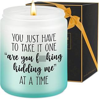 LEADO Candles, Boss Lady, Coworker Gifts for Women, Men - Cool Ideas, Funny Mothers Day Gifts for Coworkers, Best Friend, Mom, Employee - Sarcastic, Work, Birthday Ideas for Boss, Female, Male, Woman