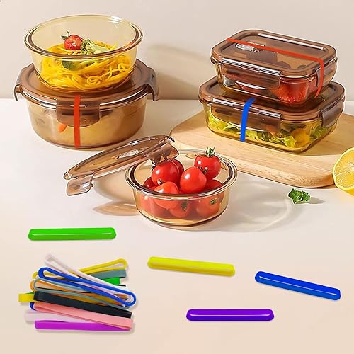 Miniatura 6 de 40 bandas de goma de silicona de 3 pulgadas, bandas de goma de colores, bandas elásticas de goma de colores surtidos para libros, tarjetas de