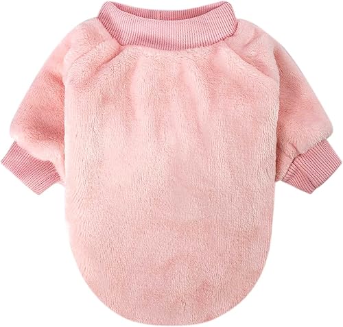 Miniatura 39 de FabriCastle Suéter para perro, paquete de 3 prendas para perros y gatos, chaquetas ultrasuaves y cálidas para mascotas XXS XS para perros pequeños