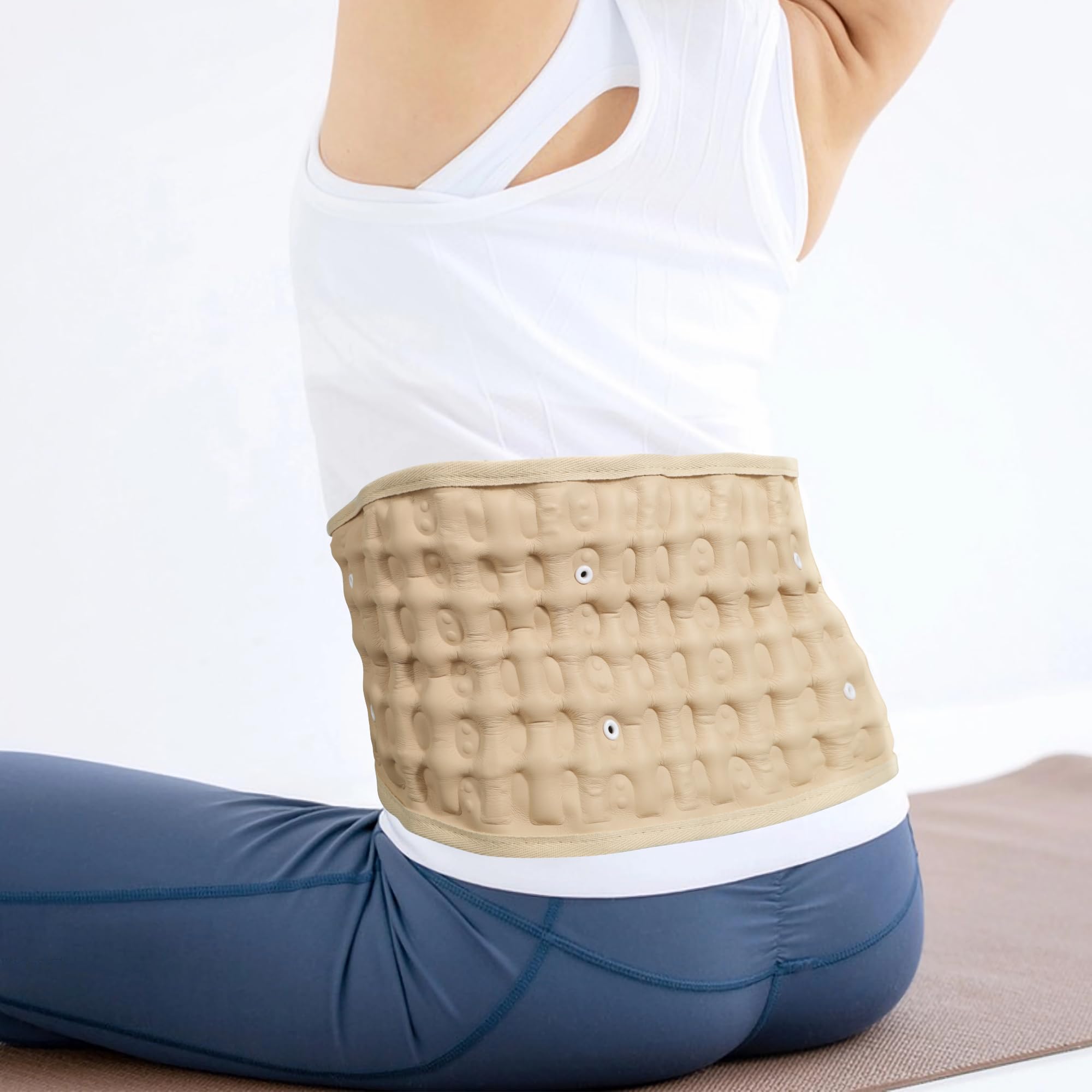 Ceinture de Décompression Lombaire pour Soulager Douleurs Lombaires & Soutenir Région Lombaire. Corset de Décompression pour Sciatique. Ceinture de Décompression Vertébrale pour Femmes et Hommes