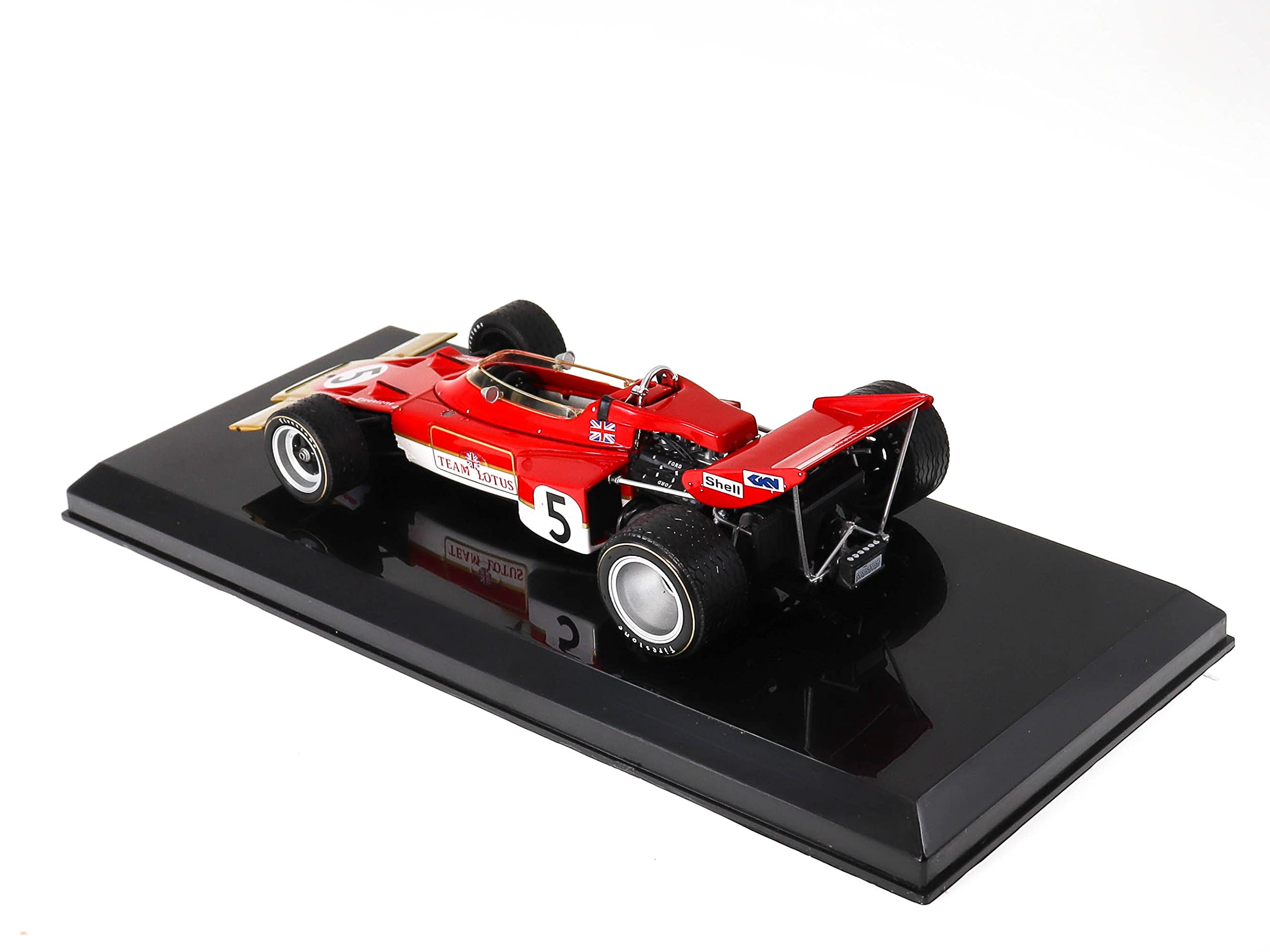 OPO 10 - Coche de Fórmula 1 Escala 1/24 Compatible con Lotus 72 - Jochen Rindt - 1970 - OR038