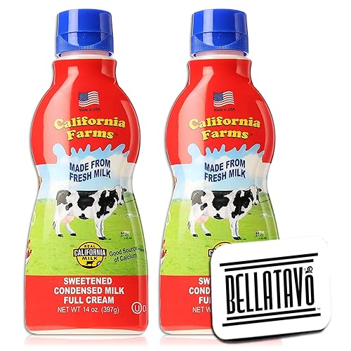 Miniatura 6 de Paquete de leche condensada endulzada Incluye dos cremas de leche condensada endulzada California Farms de 14 onzas en botella exprimible más un