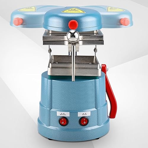 Miniatura 4 de NORJIN Máquina formadora de vacío 110V, equipo de laboratorio Moldeo térmico de succión al vacío anterior con bolas de acero