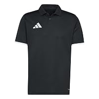 adidas Uomo Entrada26 Polo Shirt, Black/White