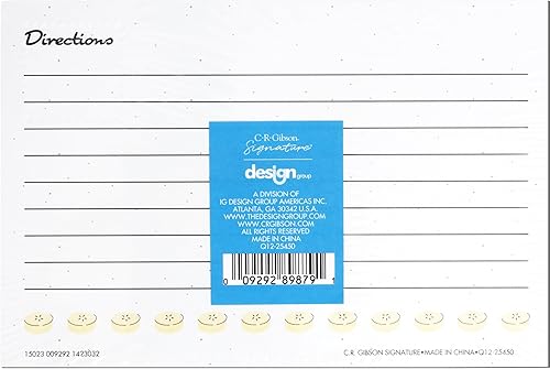 Miniatura 5 de C.R. Gibson Tarjetas de recetas, manojo de plátanos – 40 tarjetas de recetas forradas – 4 x 6 pulgadas (Q12-25450)