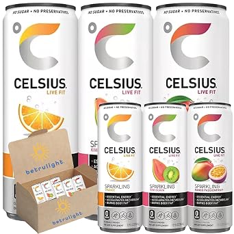 Celsius Essential Energy Sparkling Variety Pack 12 fl. oz., 6 pk.