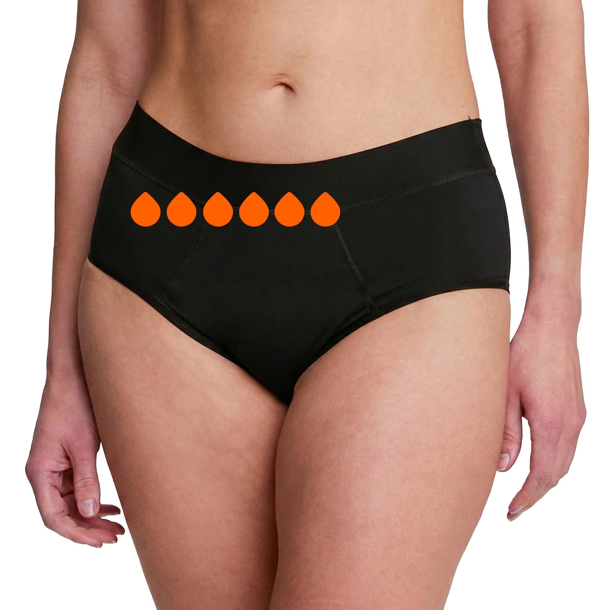 snuggs® inkontinenz slip damen – Inkontinenz Unterwäsche Damen, Waschbare Periodenunterwäsche & Inkontinenzslip – Atmungsaktiv, Wiederverwendbar, Waschbar – Bequemer, Sicherer Schutz