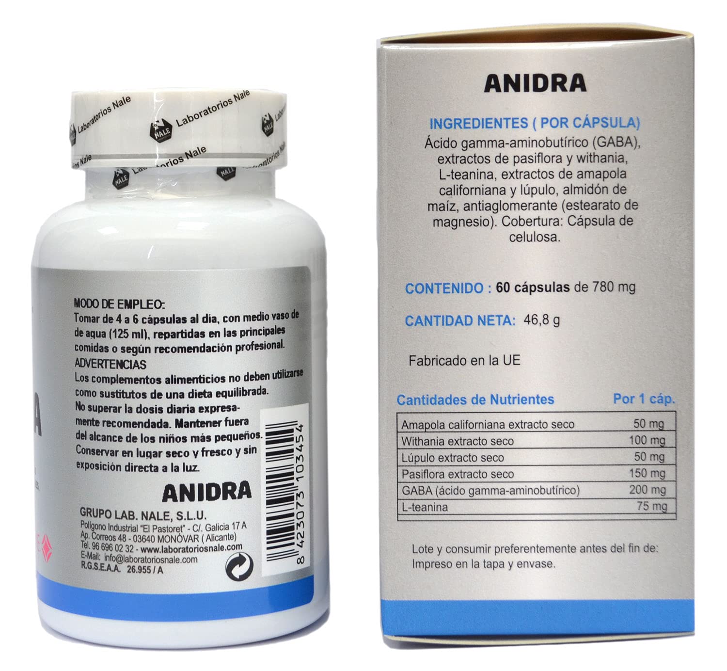 Akame Anidra 60 kapsułek, 1 opakowanie (1 x 1 sztuka)
