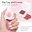 Beetles 150Pcs Soft Nail Sponges for Ombre, White Nail Sponge with Grabbing Pen, Pink Pat Painting Gel Polish Kit for Gradient Ombre Blush Chrome Design Nails Art Tools, Home DIY Salon Manicure