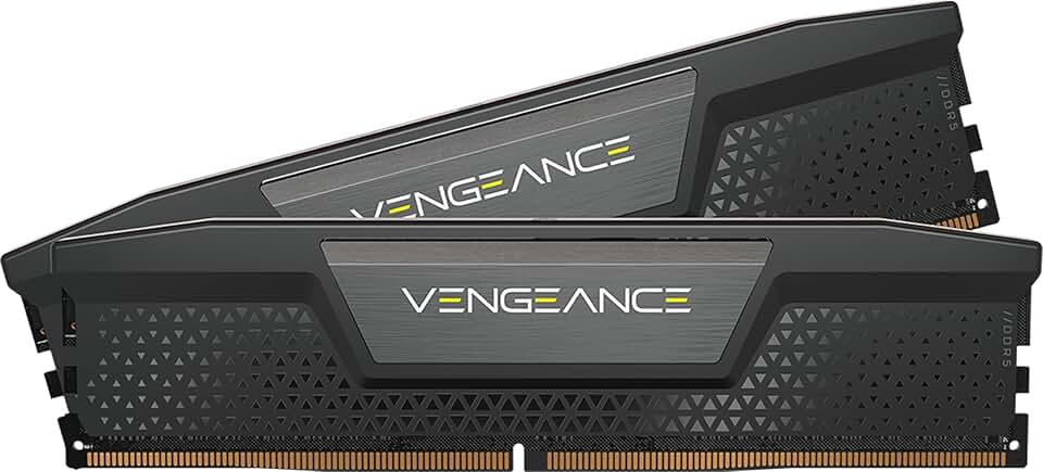 CORSAIR VENGEANCE DDR5 RAM 32GB (2x16GB) 6000MHz CL36 Memória de computador compatível com Intel XMP iCUE - preta (CMK32GX5M2B6000C36)