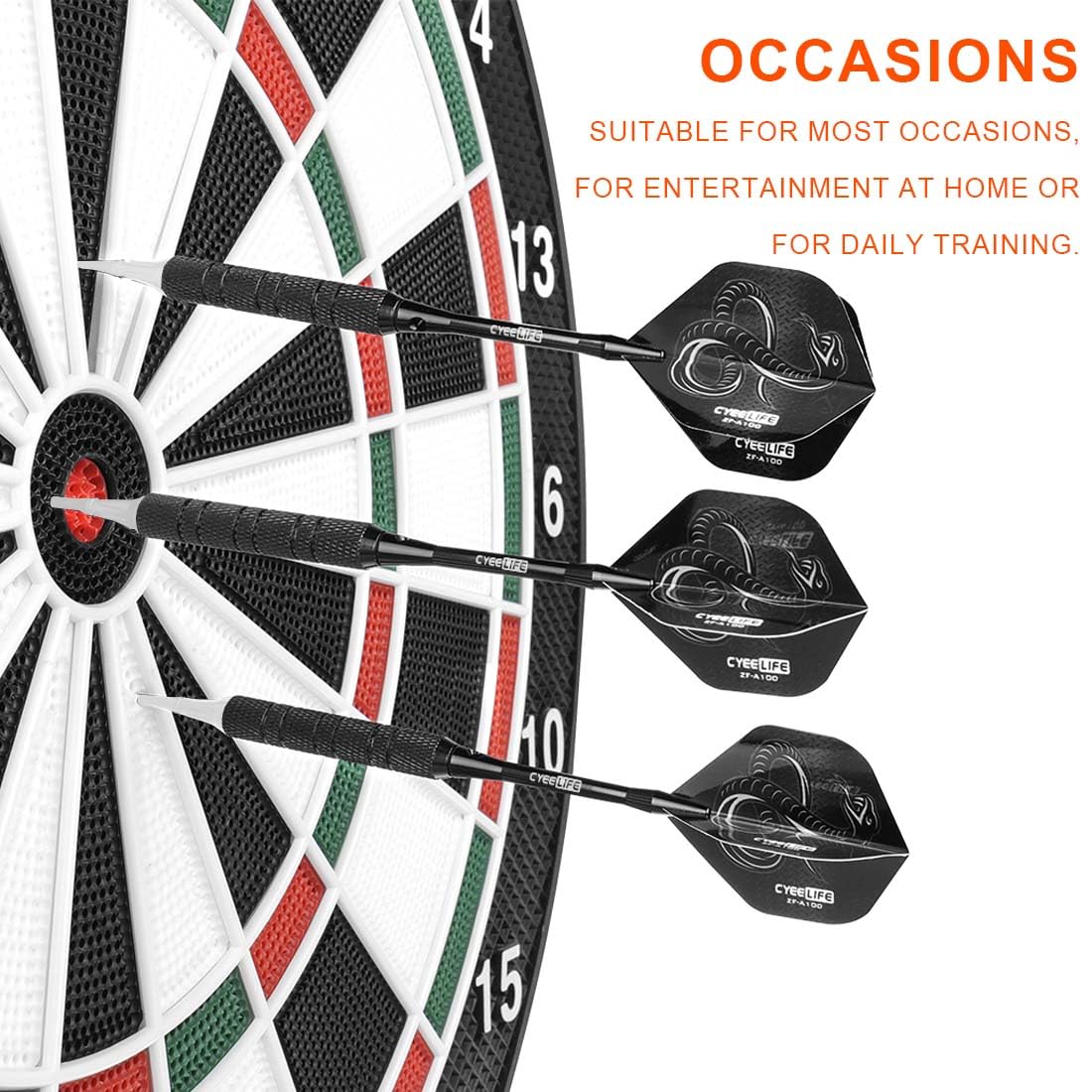 100 Punte Per Freccette Soft - Filettatura 2BA Nero/Bianco - Foto 6