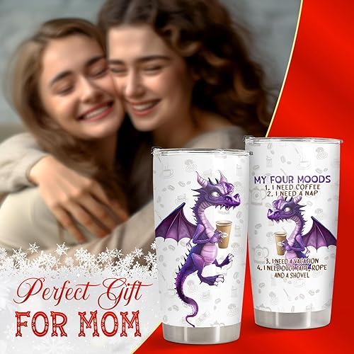 Vista 98 de Vaso de gato de terror con tapa, taza de película de terror de acero inoxidable de 20 onzas, taza de café única con gatos, Navidad, Halloween, Vaso