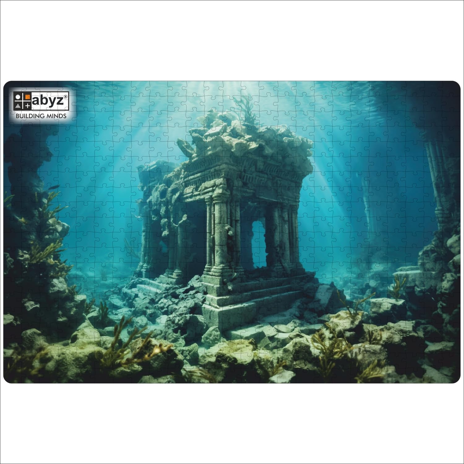 ABYZ Wooden Jigsaw Secret Building Puzzle with 500-Pieces Play and Learn Educational Puzzle for Kids and Children aged7+ and Adults Toy for Improving Memory & Problem Solving