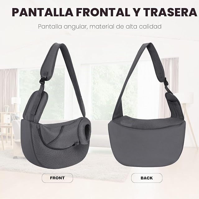 Foto 5 de 8 de PETCUTE Bolsa de Transporte para Perros de 6 kg,Portátil