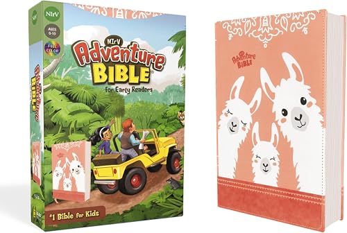 NIrV, Adventure Bible for Early Readers, Leathersoft, Coral, Full Color: New International Reader's Version, Peach, Leathersoft